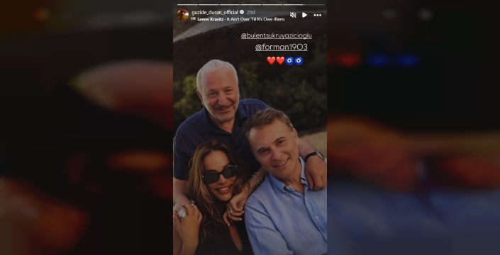 Güzide Duran, Fikret Orman ile ilişkisini sosyal medyada sergiledi