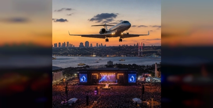 İstanbul'da büyük etkinlik rüzgarı: 1361 özel jet inişi gerçekleşti