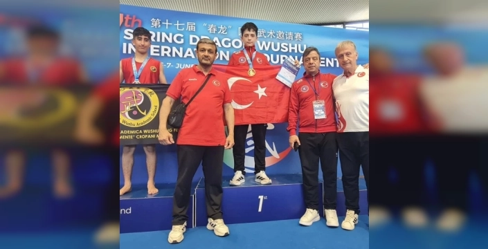 İtalya'da ay yıldızlı gurur: Serkan Doruk'tan altın madalya zaferi