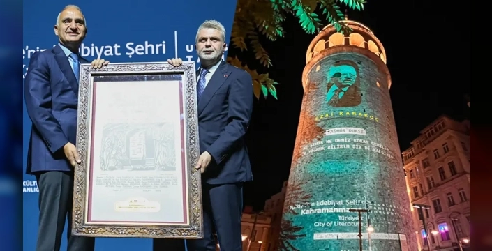 Kahramanmaraş edebiyatın kalbi oldu: UNESCO'dan tarihi 'Edebiyat Şehri' unvanı!