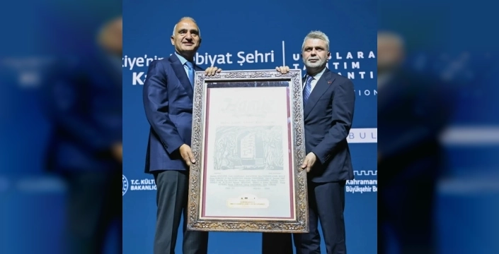 Kahramanmaraş'ın 'edebiyat şehri' unvanı kutlandı, Cumhurbaşkanı Erdoğan Bakanlığa teşekkür etti