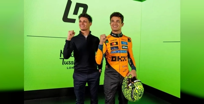 Lando Norris’in balmumu heykeli, Madame Tussauds'da sergilenecek