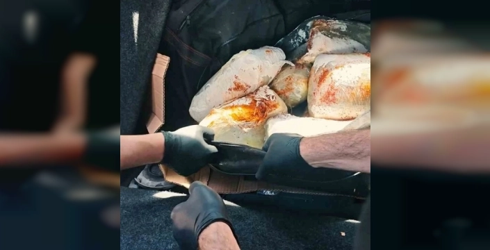 Muş'ta 60 kilogram uyuşturucu ele geçirildi, bir kişi gözaltına alındı