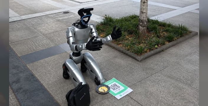 Sokakta dilenen robot: Yapay zeka 'geçim derdi' mi yaşıyor, yoksa bu bir pazarlama oyunu mu?