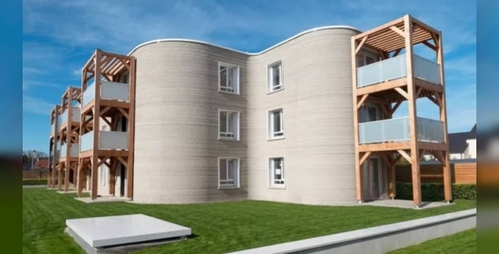 Tuğla ve çimentoya veda: 3D baskı ile 12 dairelik bina şaşkınlık yarattı!