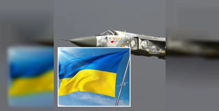 Ukrayna'da akıl almaz kaza: Bombardıman uçağı düştü, 2 pilot can verdi