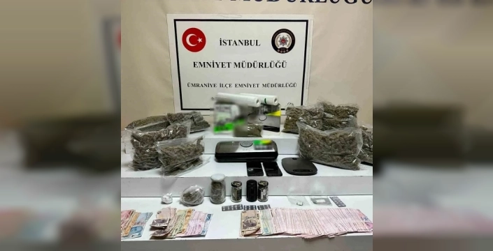 Ümraniye'de uyuşturucu operasyonu: 4 kilo madde ele geçirildi