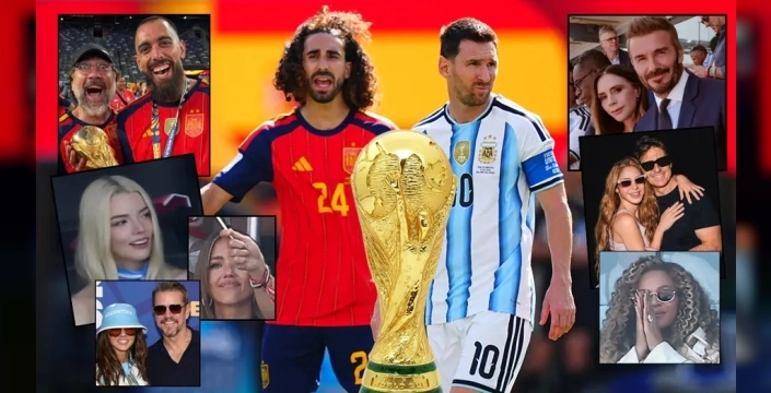 2026 Dünya Kupası finali: İspanya zafere koşarken, tribünler Hollywood yıldızlarıyla parladı