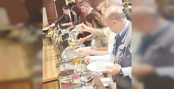 Basın mensupları Beştepe'de unutulmaz bir ağırlamayla karşılaştı