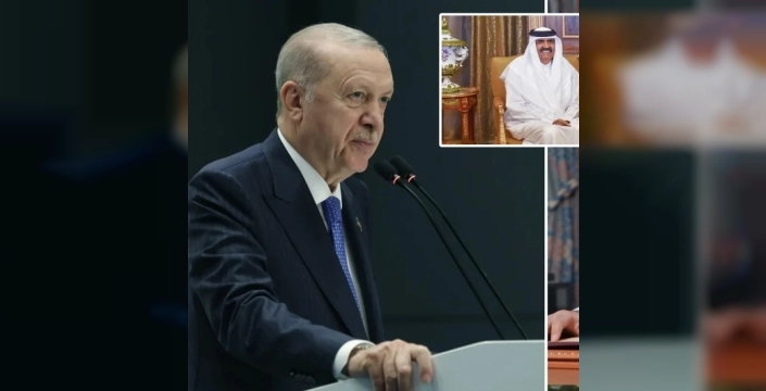Cumhurbaşkanı Erdoğan'dan Şeyh Hamad bin Halife Al Sani için taziye mesajı
