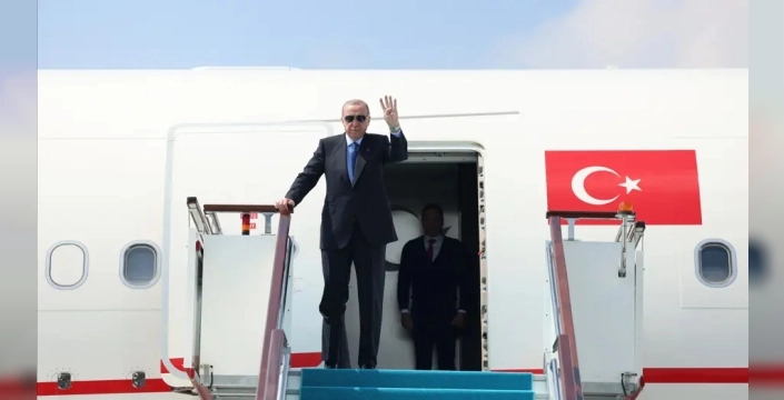 Cumhurbaşkanı Erdoğan, eski Katar Emiri için taziye ziyaretinde bulundu
