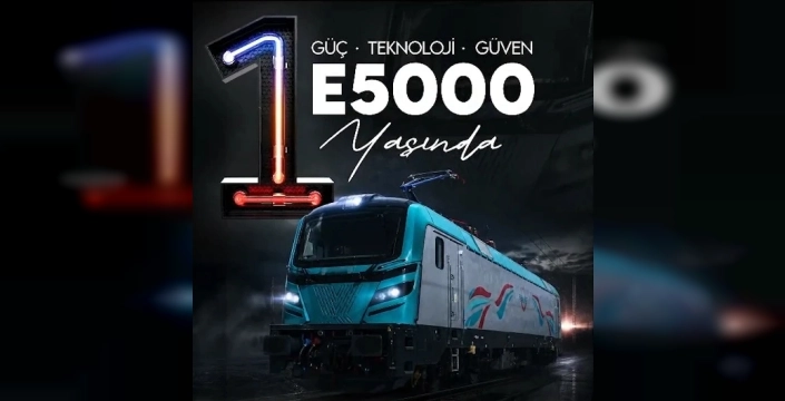E5000 lokomotifi bir yaşında: 700 bin kilometreyi geride bıraktı