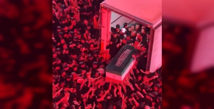 Hamaney'in cenazesi şehir şehir dolaşarak Meşhed'de defnedildi