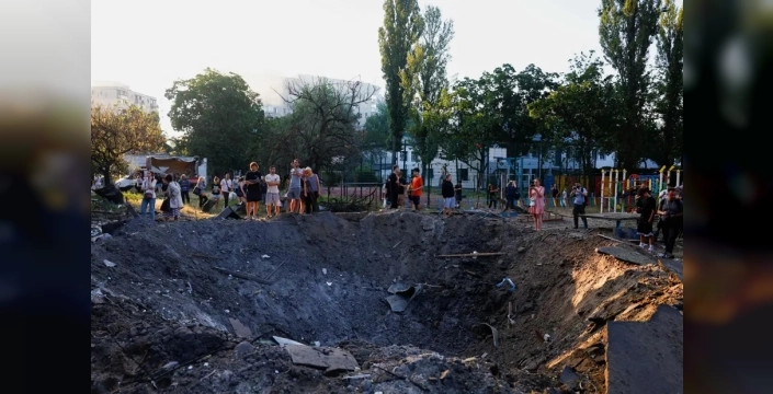 Kiev dehşetle uyandı: Rusya'dan kanlı füze ve İHA yağmuru, can kaybı ve yaralılar var