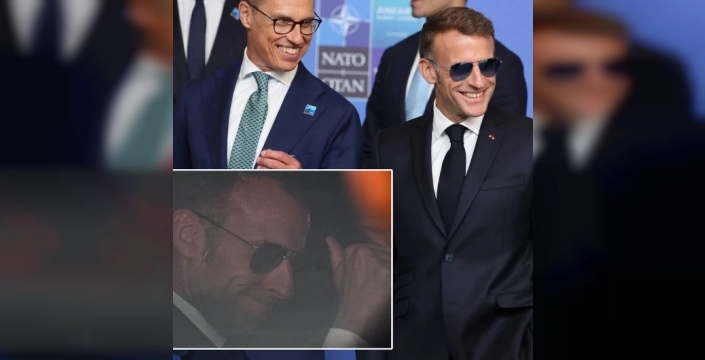 Macron'un mavi gözlükleri: Sağlık sorunu mu, imaj unsuru mu?
