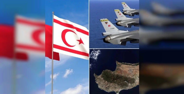 Mehmetçik'ten Kıbrıs'a net mesaj: Savaş uçakları gökyüzünde!