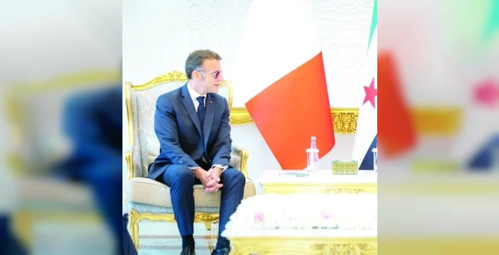 Şam'da şok gelişmeler: Macron'un ziyareti bombalarla kesintiye uğradı, tarihi adımlar atıldı!