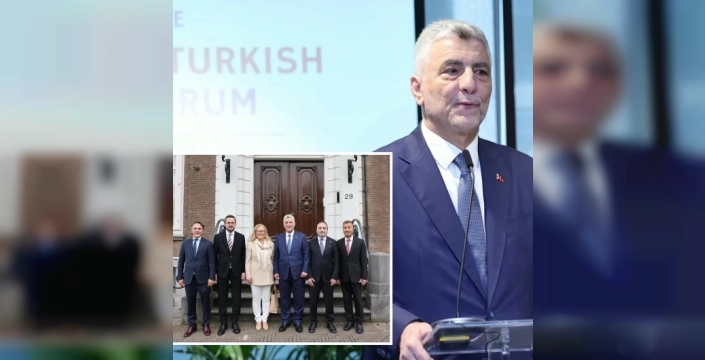 Ticaret Bakanı Bolat, Amsterdam'da 15 milyar dolarlık hedefi duyurdu