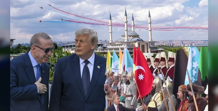 Trump, Ankara'da tarihi bir karşılama töreniyle karşılandı